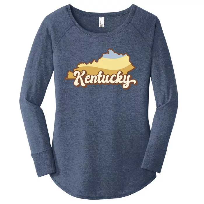 Retro Kentucky Women's Perfect Tri Tunic Long Sleeve Shirt