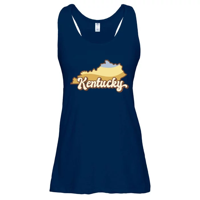 Retro Kentucky Ladies Essential Flowy Tank