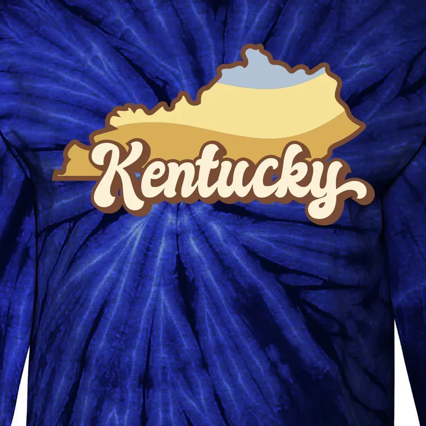 Retro Kentucky Tie-Dye Long Sleeve Shirt