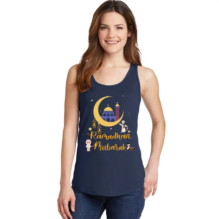 Ramadan Kareem Ramadan Muslims Holy Month Fasting Ladies Essential Tank