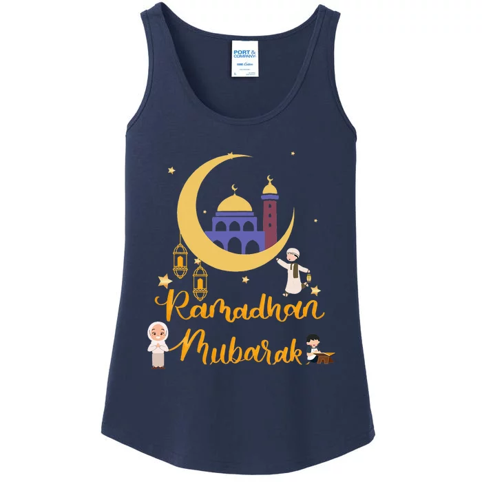 Ramadan Kareem Ramadan Muslims Holy Month Fasting Ladies Essential Tank