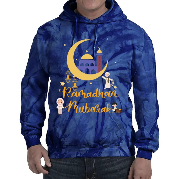 Ramadan Kareem Ramadan Muslims Holy Month Fasting Tie Dye Hoodie