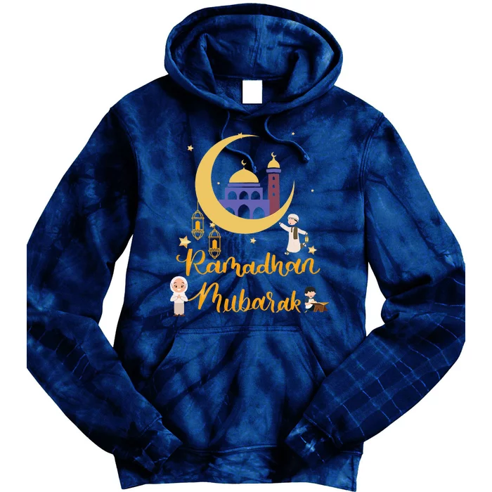 Ramadan Kareem Ramadan Muslims Holy Month Fasting Tie Dye Hoodie