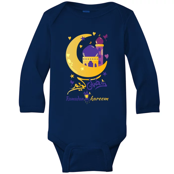 Ramadan Kareem Ramadan Month Cool Gift Baby Long Sleeve Bodysuit