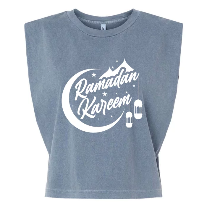 Ramadan Kareem Ramadan Mubarak Gift Garment-Dyed Women's Muscle Tee