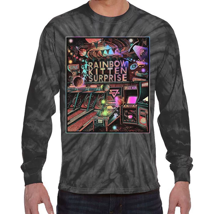 Rainbow Kitten Surprise Band Tie-Dye Long Sleeve Shirt