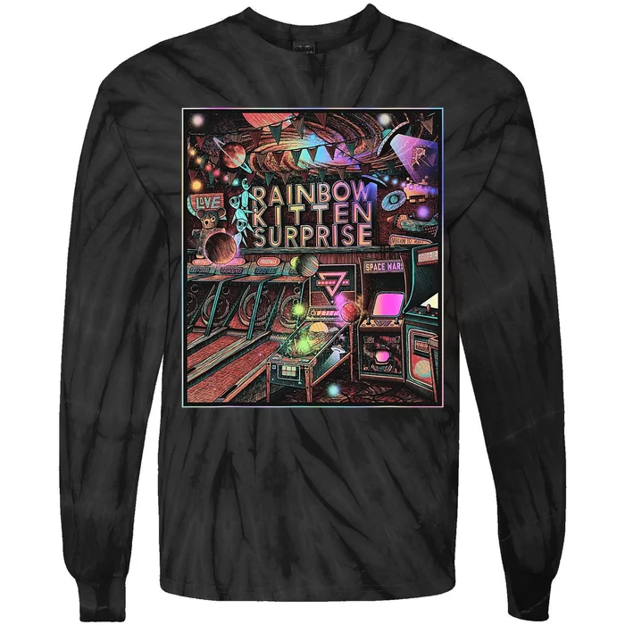 Rainbow Kitten Surprise Band Tie-Dye Long Sleeve Shirt