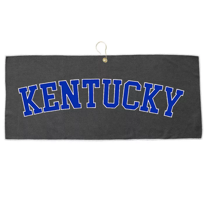 Retro Kentucky Throwback Design Classic Large Microfiber Waffle Golf Towel