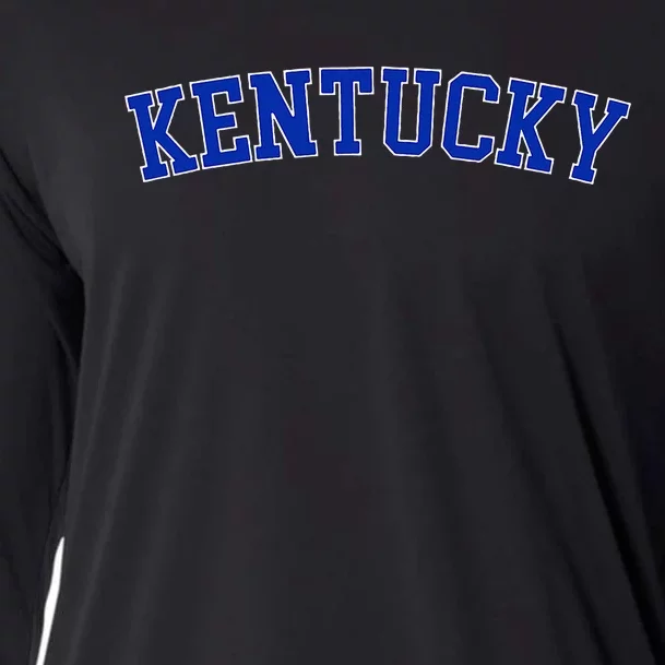 Retro Kentucky Throwback Design Classic Cooling Performance Long Sleeve Crew