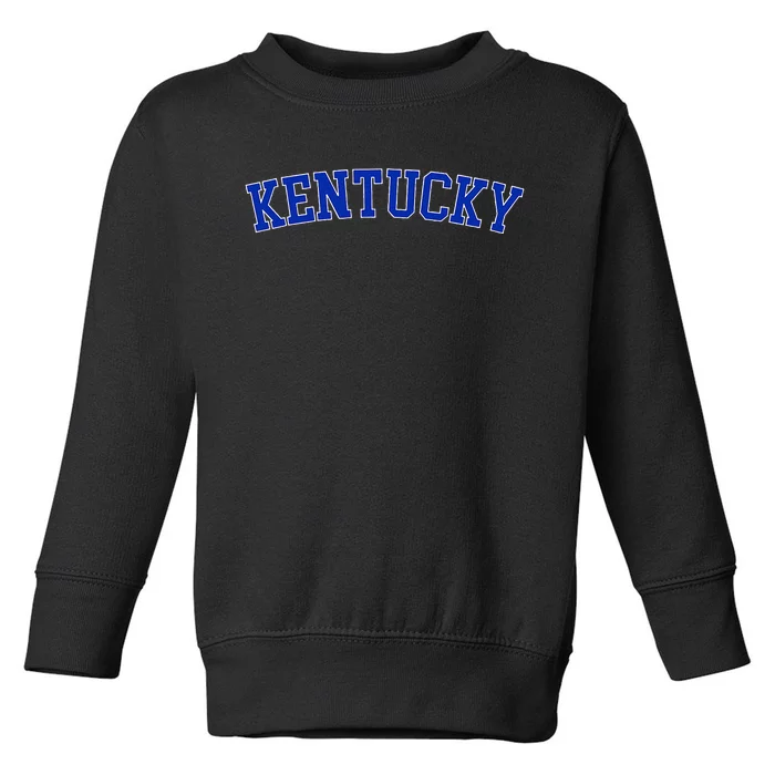 Retro Kentucky Throwback Design Classic Toddler Sweatshirt