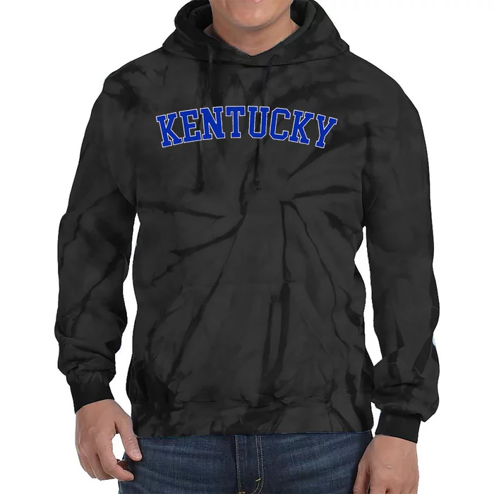 Retro Kentucky Throwback Design Classic Tie Dye Hoodie