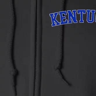 Retro Kentucky Throwback Design Classic Full Zip Hoodie