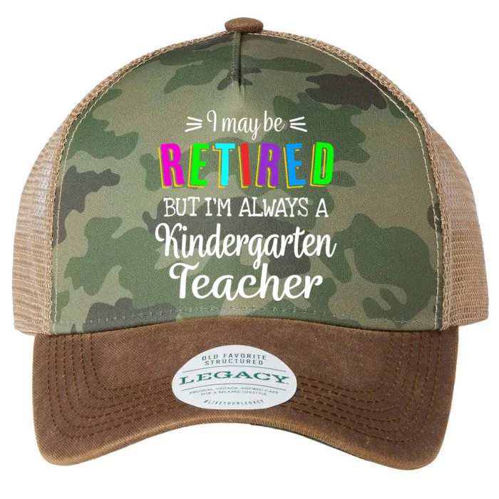 Retired Kindergarten Teacher Retirement Last Day of School Legacy Tie Dye Trucker Hat