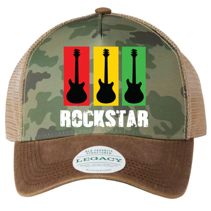 Rockstar Kids Vintage Guitar Legacy Tie Dye Trucker Hat