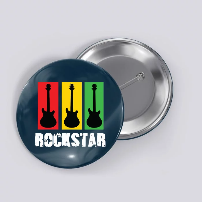 Rockstar Kids Vintage Guitar Button