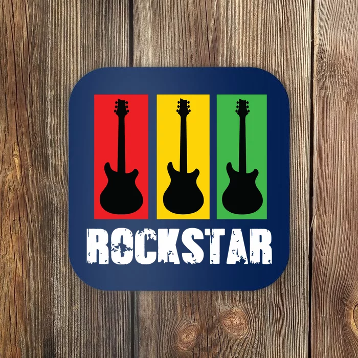 Rockstar Kids Vintage Guitar Coaster