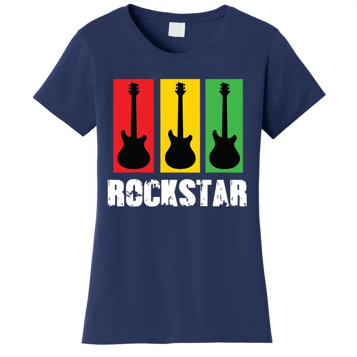 Rockstar Kids Vintage Guitar Women's T-Shirt