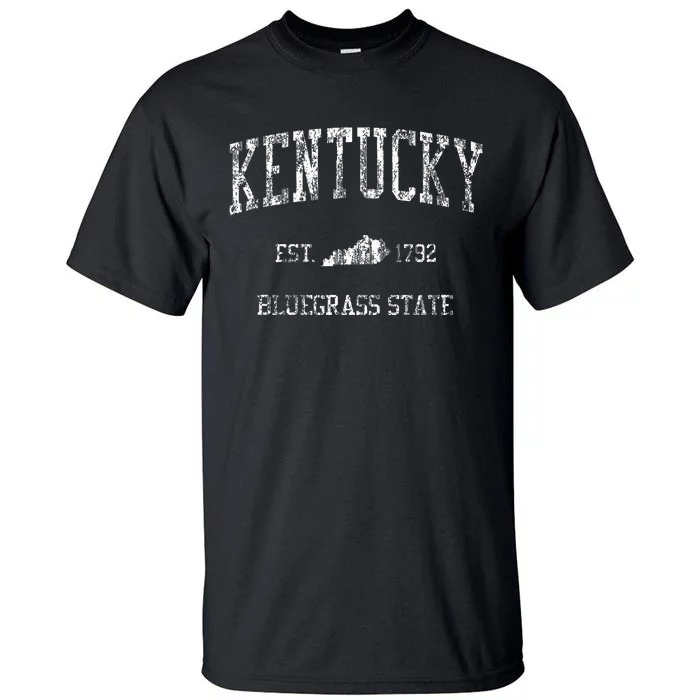 Retro Kentucky Vintage Sports Design Tall T-Shirt