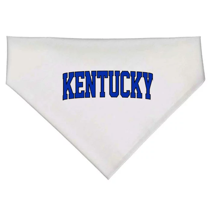 Retro Kentucky Vintage Kentucky Blue Throwback Classic USA-Made Doggie Bandana