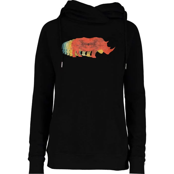 Rhinoceros Lover Africa Animal Just A Who Loves Rhinos Womens Funnel Neck Pullover Hood