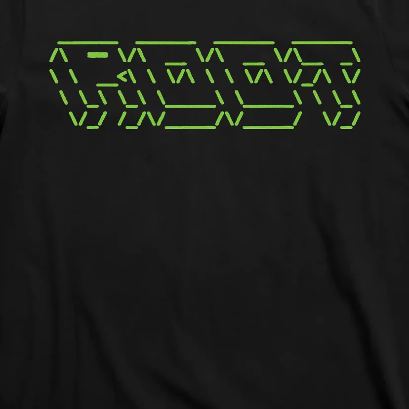 Root Linux ASCII Art Hacker T-Shirt