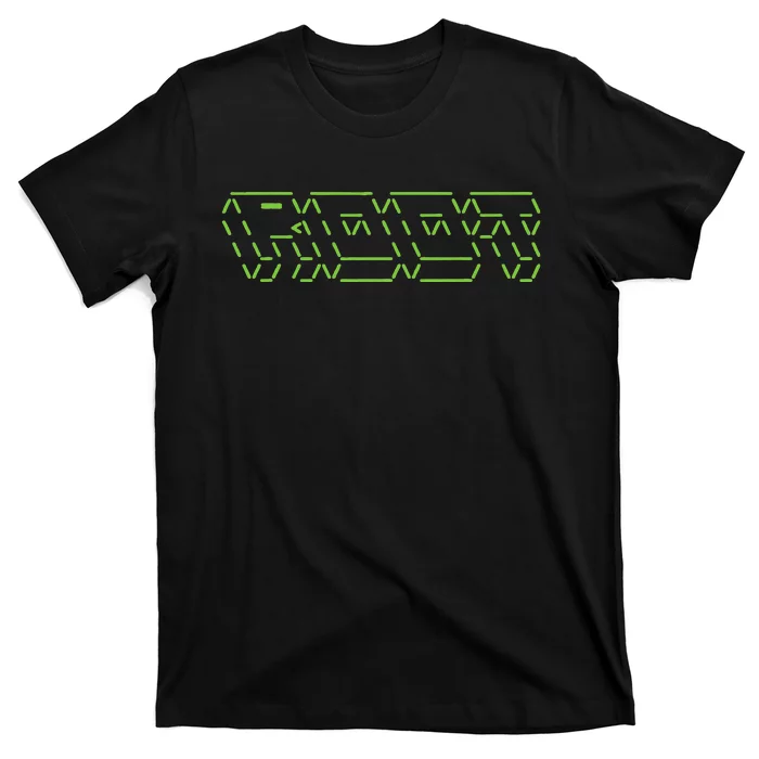 Root Linux ASCII Art Hacker T-Shirt