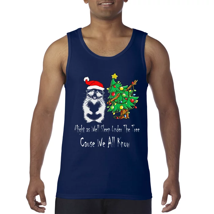 Raccoon Lover Art IM The Gift In The Family Funny Christmas Tank Top