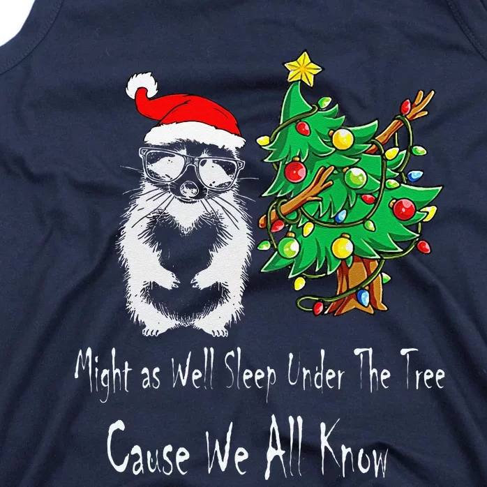 Raccoon Lover Art IM The Gift In The Family Funny Christmas Tank Top