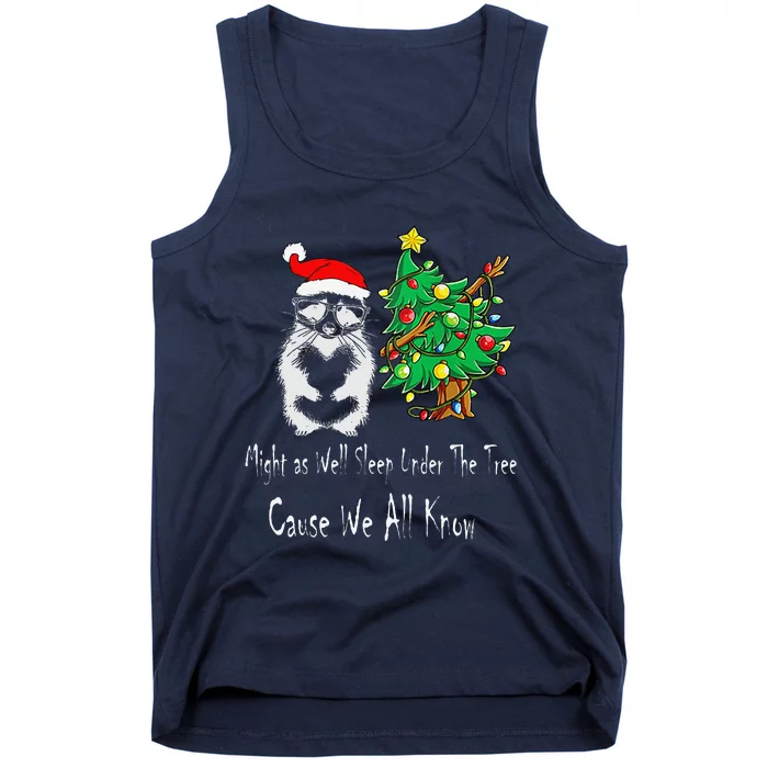 Raccoon Lover Art IM The Gift In The Family Funny Christmas Tank Top