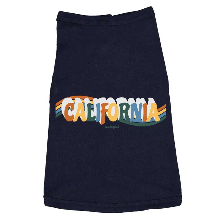 Retro Los Angeles California Cali Wave Doggie Tank