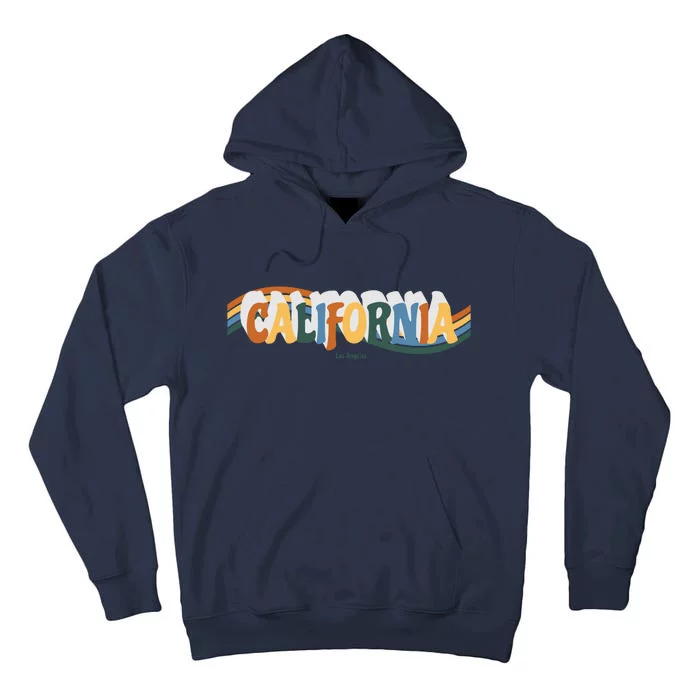 Retro Los Angeles California Cali Wave Tall Hoodie