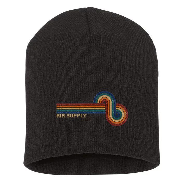 Retro Line Air For Supply 80s Style Music Lover Short Acrylic Beanie