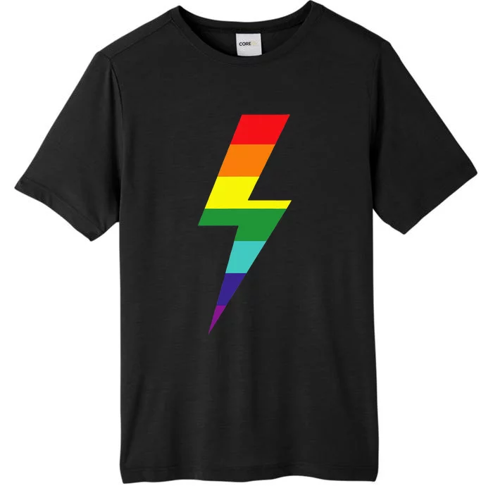 Rainbow Lightning Bolt ChromaSoft Performance T-Shirt