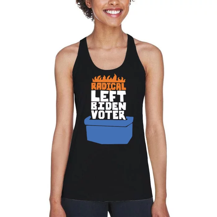 Radical Left Biden Voter Michael Tracey Women's Racerback Tank