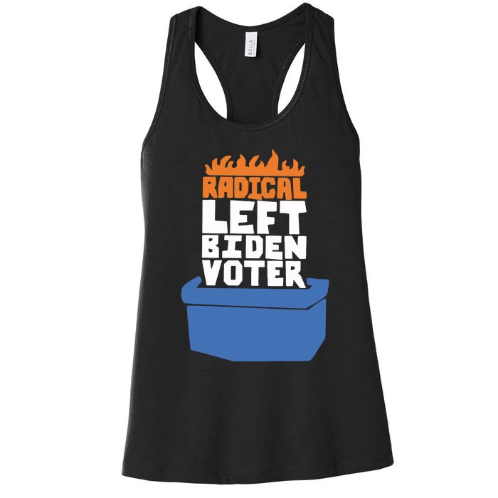 Radical Left Biden Voter Michael Tracey Women's Racerback Tank