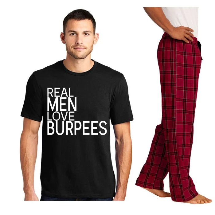 Real Love Burpees Fitness Saying Design Cute Gift Pajama Set