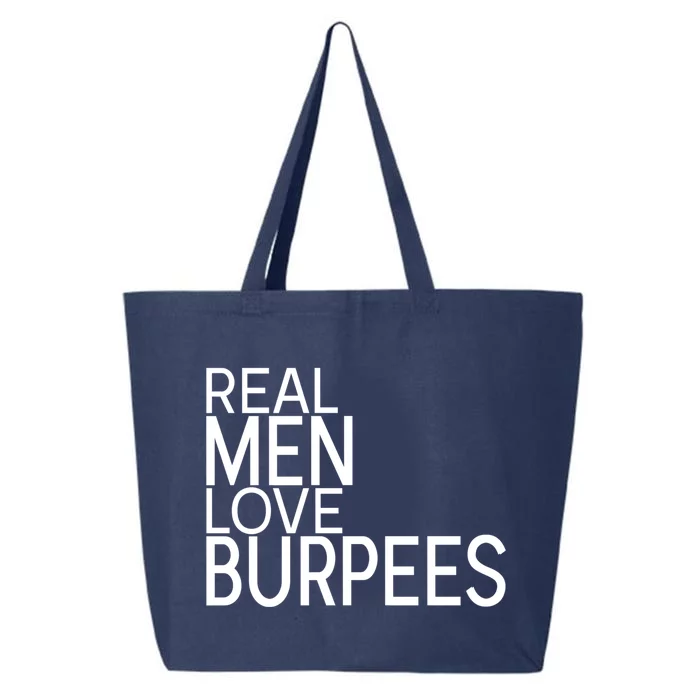 Real Love Burpees Fitness Saying Design Cute Gift 25L Jumbo Tote