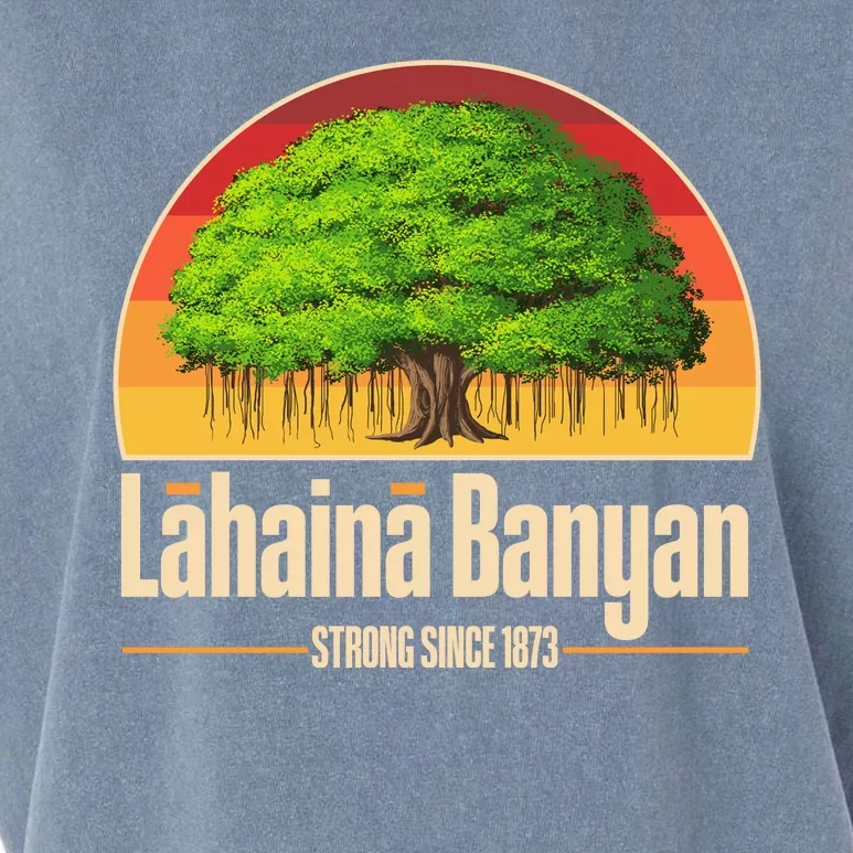 Retro Lahaina Banyan Tree Strong Since 1873 Support Maui Hawaii Garment-Dyed Women's Muscle Tee