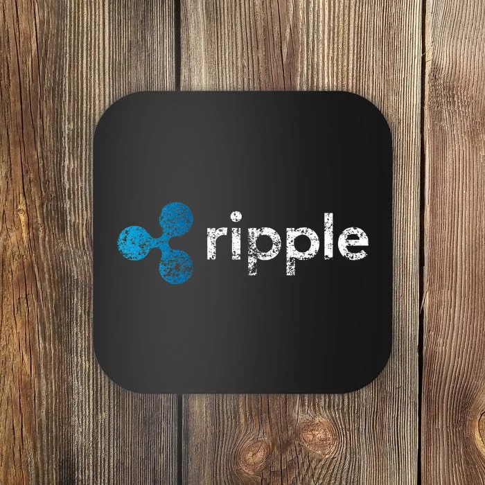 Ripple Logo Crypto Xrp Coin Hodler Fan Coaster