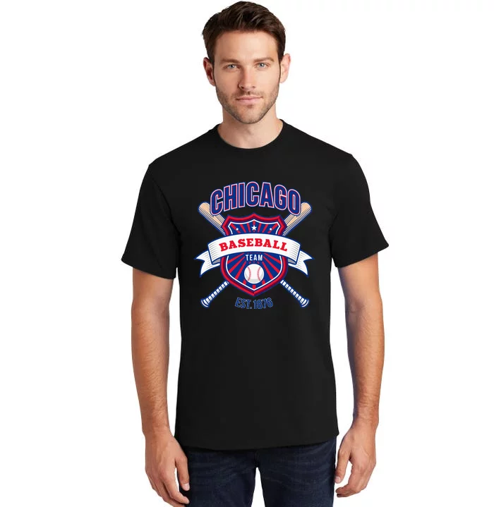 Retro Look Cub Party Tailgate Sport Gameday Fan Gift Tall T-Shirt