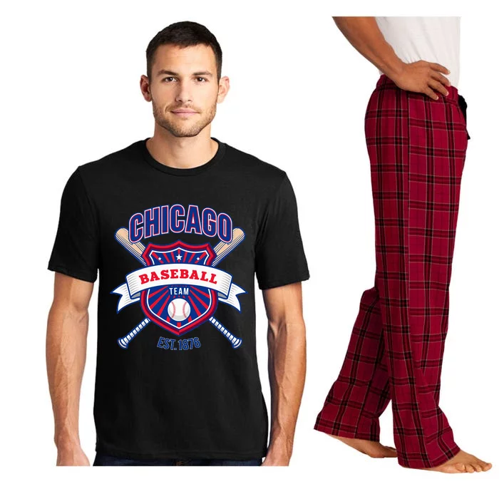 Retro Look Cub Party Tailgate Sport Gameday Fan Gift Pajama Set