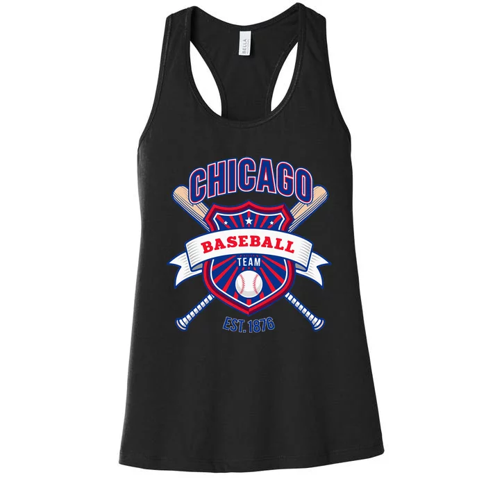 Retro Look Cub Party Tailgate Sport Gameday Fan Gift Women's Racerback Tank