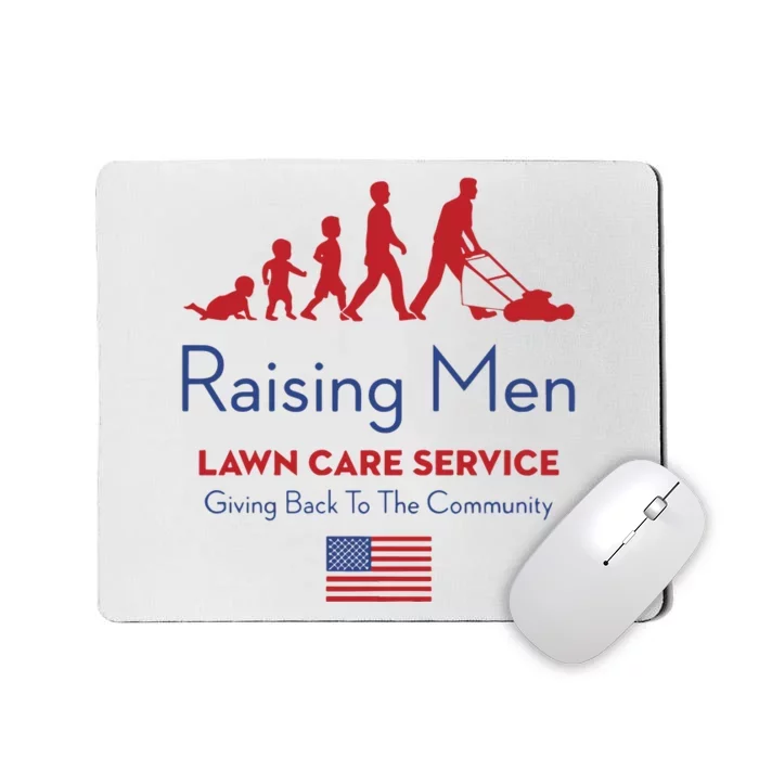 Raising Lawn Care Service Giving Back To The Community Usa Mousepad