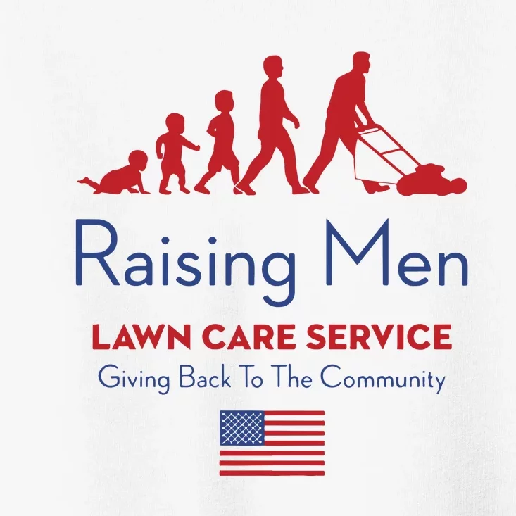 Raising Lawn Care Service Giving Back To The Community Usa Toddler T-Shirt