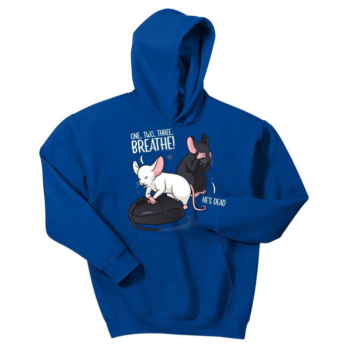 Rat Lover Computer Mouse Funny Pun Gift Kids Hoodie