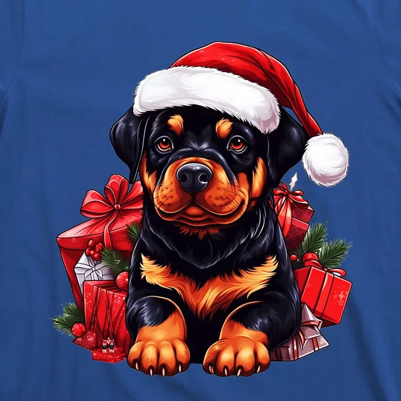 Rottweiler Lovers Christmas Cute Rottweiler For The Holid Gift T-Shirt