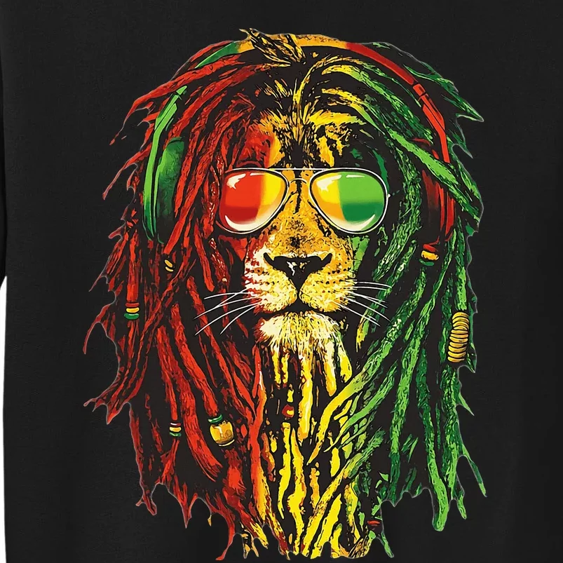 Rasta Lion Cool Dreadlock Rastafari For Rasta Lover Sweatshirt