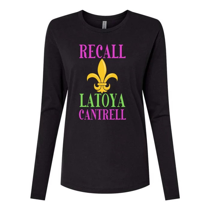 Recall Latoya Cantrell New Orleans Womens Cotton Relaxed Long Sleeve T-Shirt