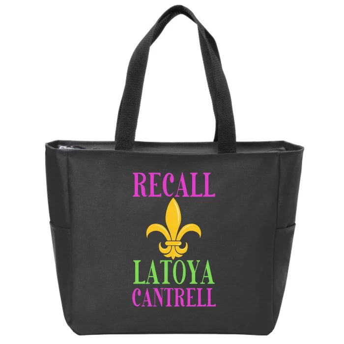 Recall Latoya Cantrell New Orleans Zip Tote Bag