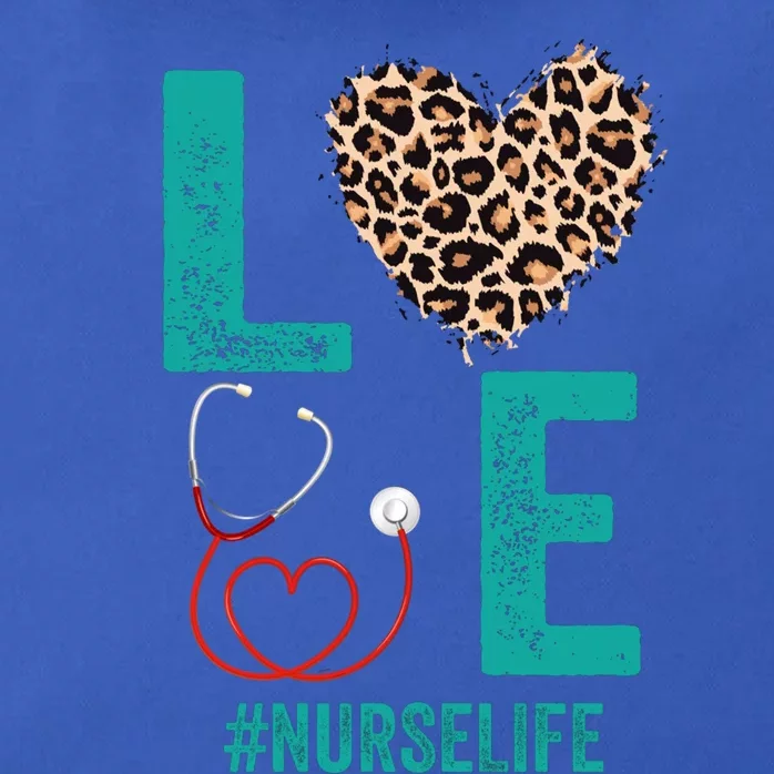 Rn Lpn Cna Healthcare Cheetah Heart Leopard Nurse Life Gift Zip Tote Bag